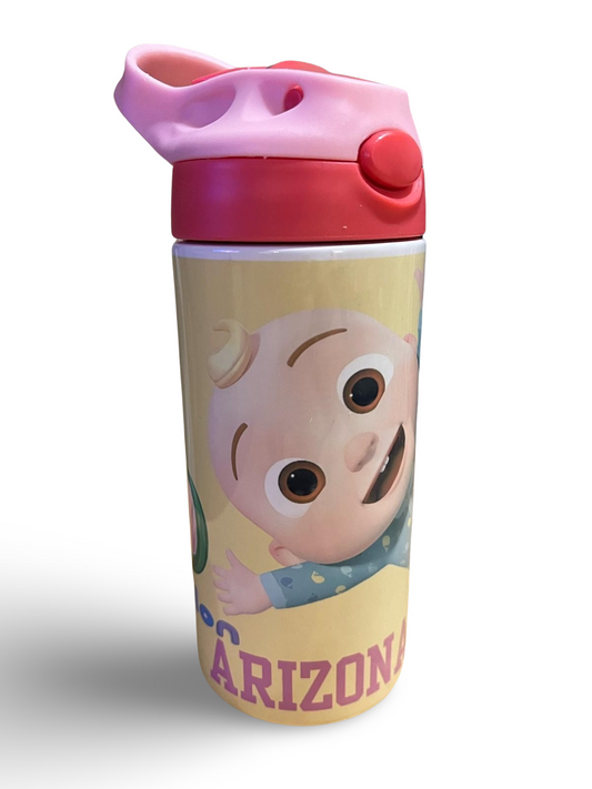 "CoComelon" 12oz Personalized Kids Sippy Cup with Engraved Name