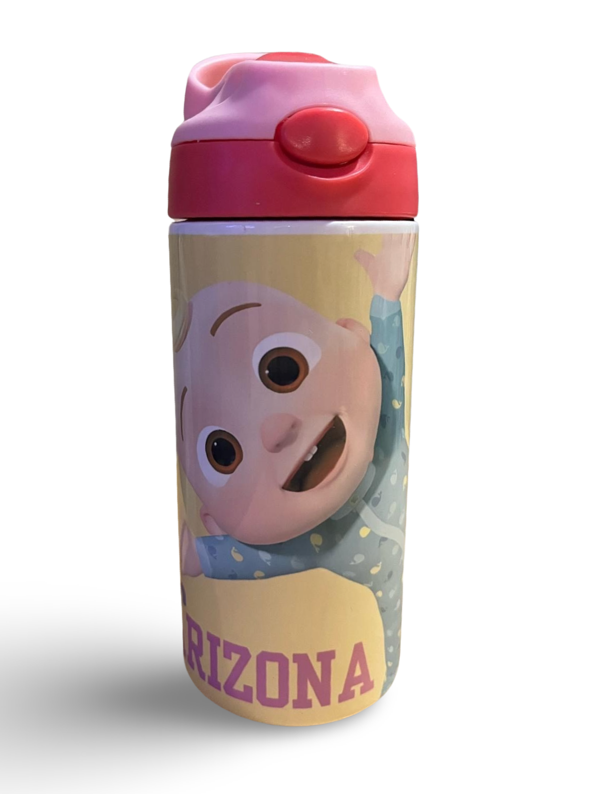 "CoComelon" 12oz Personalized Kids Sippy Cup with Engraved Name