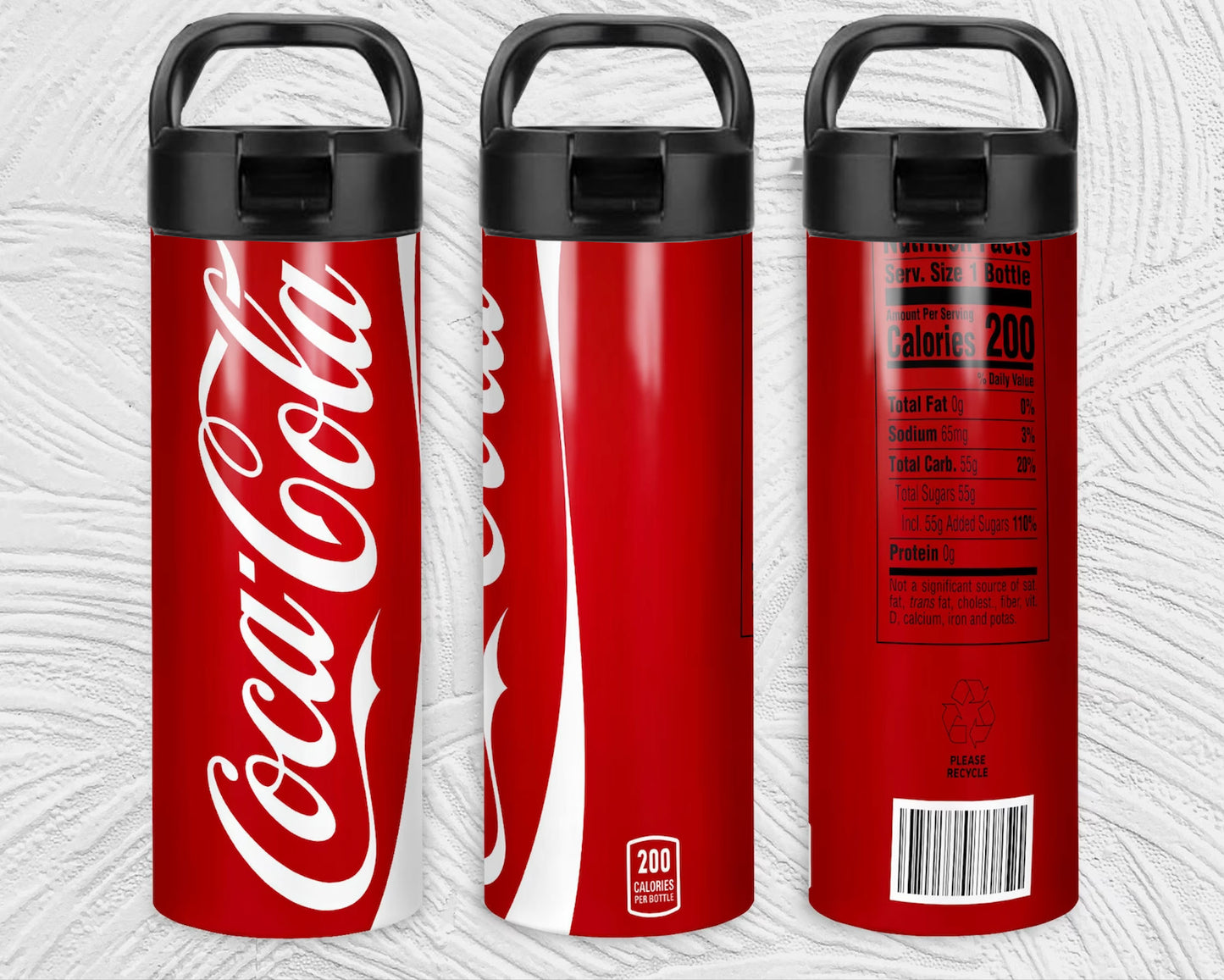 "Coca-Cola" 20oz Personalized Stainless Steel Tumbler with Engraved Name