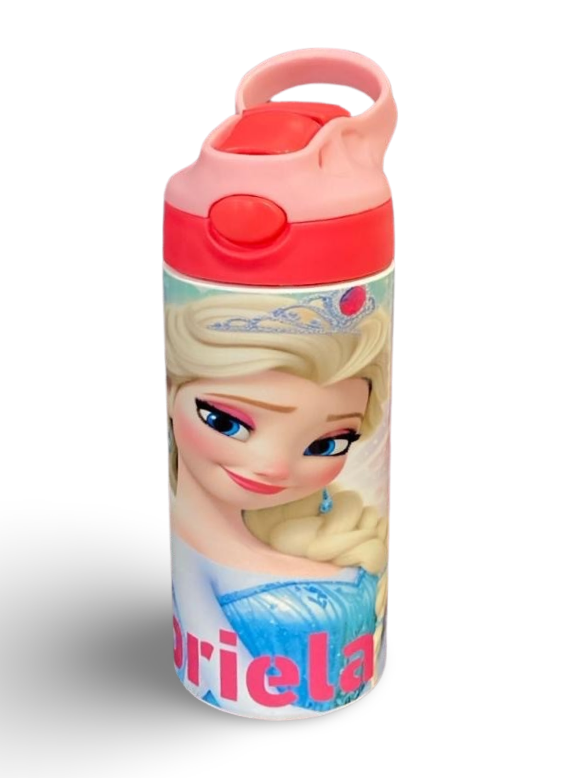 "Frozen / Elsa" 12oz Personalized Kids Sippy Cup with Engraved Name