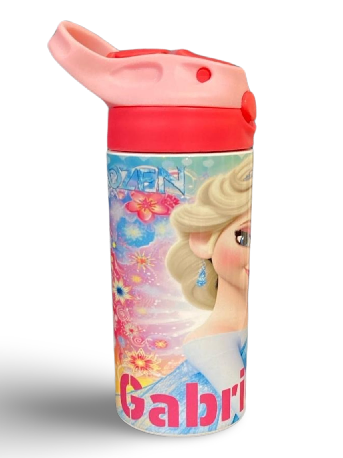 "Frozen / Elsa" 12oz Personalized Kids Sippy Cup with Engraved Name