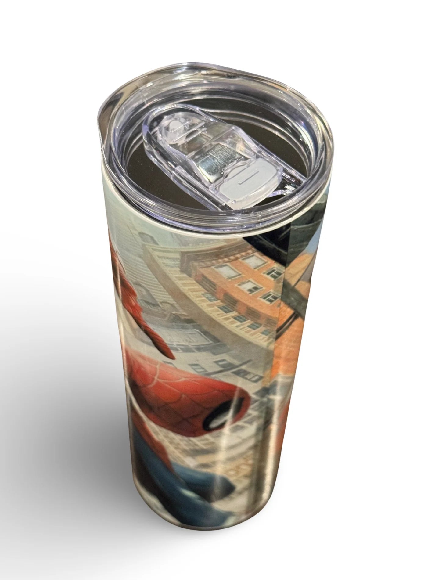 "The Amazing Spider-Man" 20oz Personalized Stainless Steel Tumbler with Engraved Name